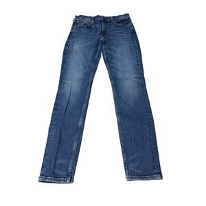 Polo Ralph Lauren The Tompkins Mid Rise Skinny Jeans Blue Denim 29X29 RN 41381